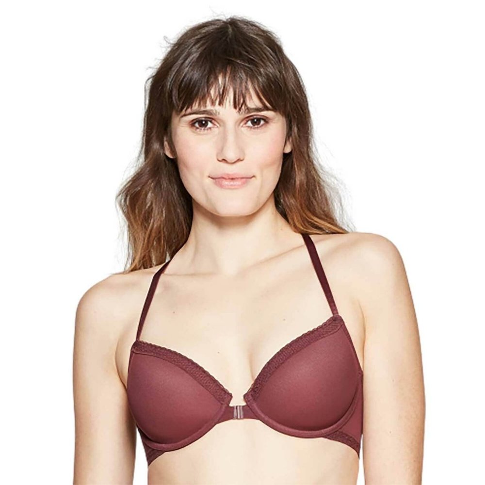 Auden Bra The Ace Demi Racerback Lightly Lined Front Closure Womens NWT - Picture 2 of 10